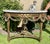 Louis Xvi Style Golden Wood Console Table For Sale - Image 9 of 9