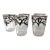 Early 20th Century Sterling Silver Trim Detailed Cocktail Glasses Set of 5 For Sale