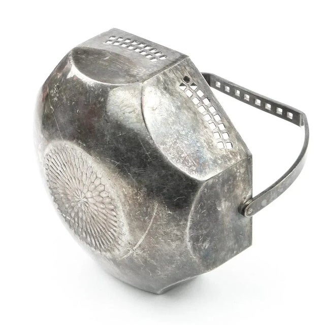 Silver Art Nouveau Sugar Bowl from Kaiser, Germany, 1890s For Sale - Image 8 of 10