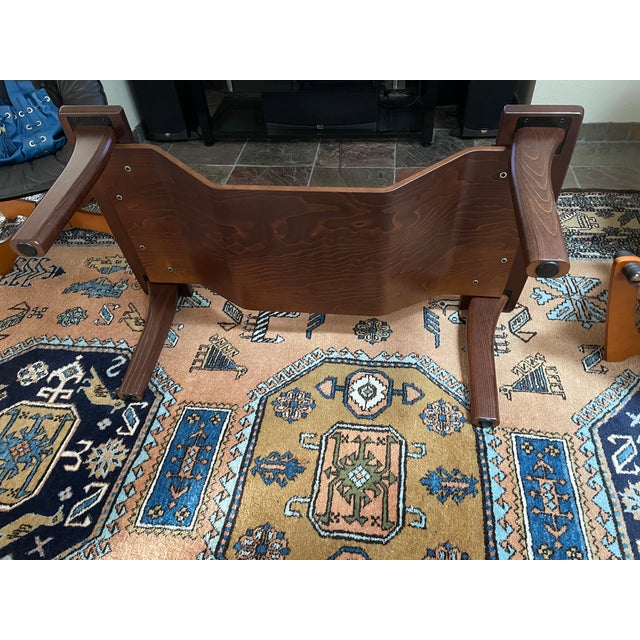 Stressless Pegasus Wood/Glass Table, Attributed For Sale - Image 4 of 4