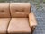 1980s Vintage Cognac Caramel Aniline Leather Sofa, 1970s For Sale - Image 5 of 18
