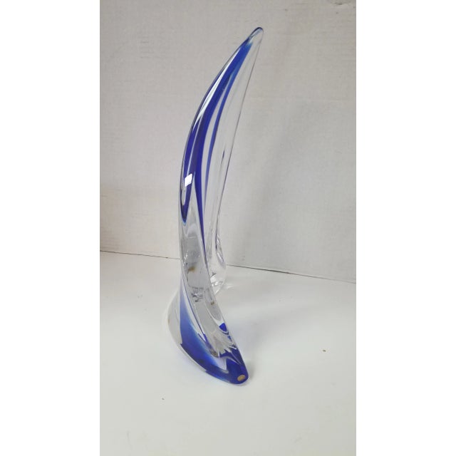 Mid-Century Modern Vintage Art Glass Sculpture For Sale - Image 3 of 8