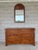 Description: Ethan Allen Country Craftsman Shaker Style 6 Drawer Pine Dresser & Mirror In Very Good Vintage Furniture...