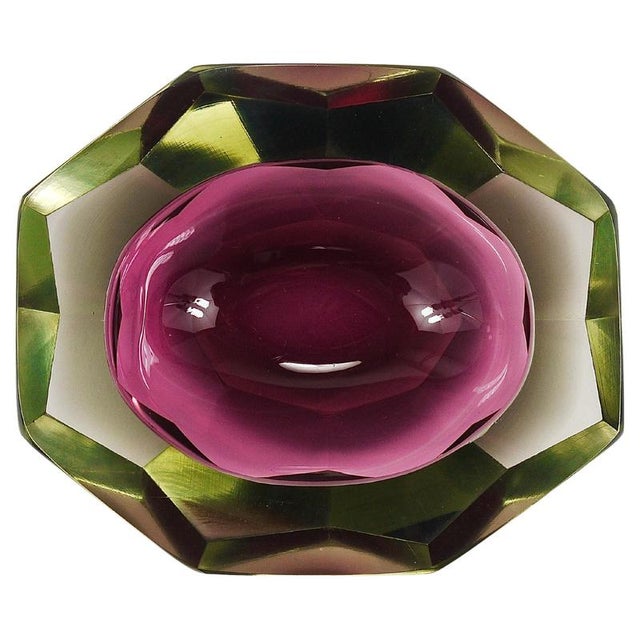 Caviar Murano Glass Diamond Bowl from Seguso, 1960s For Sale - Image 16 of 16