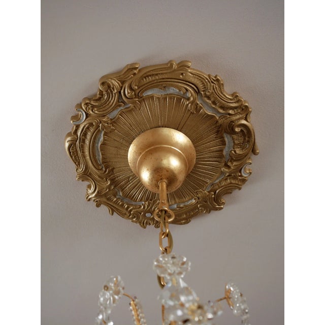 Italian Crystal Chandelier Mechini Firenze For Sale - Image 12 of 16