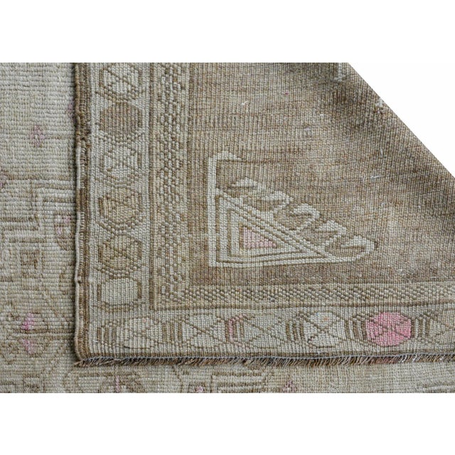 Mid 20th Century Turkish Oushak Runner For Sale - Image 10 of 12