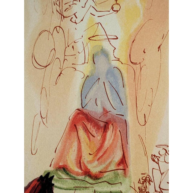 Salvador Dali, Le triomphe du Christ et de la Vierge, Etching For Sale - Image 4 of 8