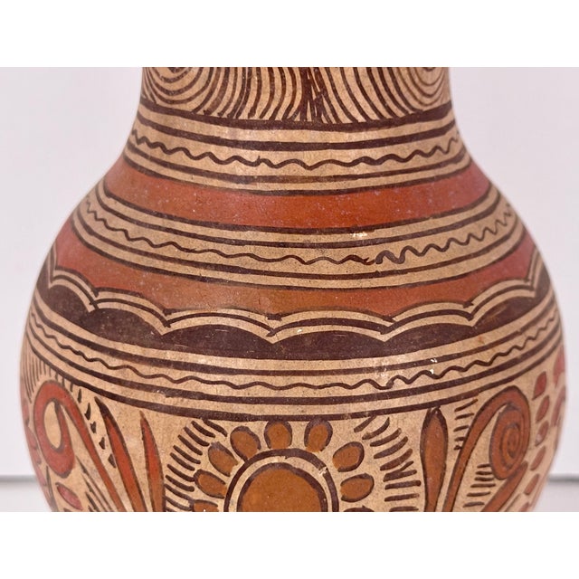 Mexican Mexican Folk Art Guerrero Nahua Figural Vase For Sale - Image 3 of 18