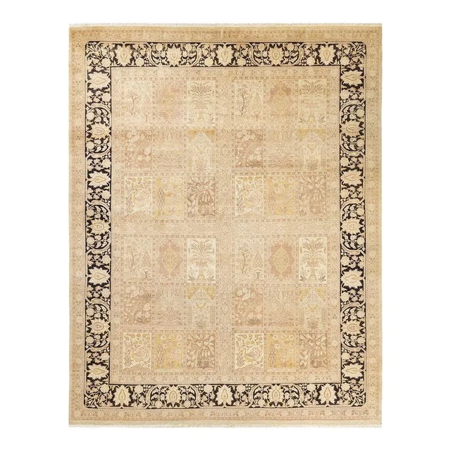 Mogul Collection Hand-Knotted Area Rug - Ivory 8' 3" x 10' 5" For Sale - Image 4 of 4