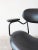 Mid-Century Black Painted Iron Frame and Black Skai Armchair by Gastone Rinaldi, 1950s For Sale - Image 4 of 9