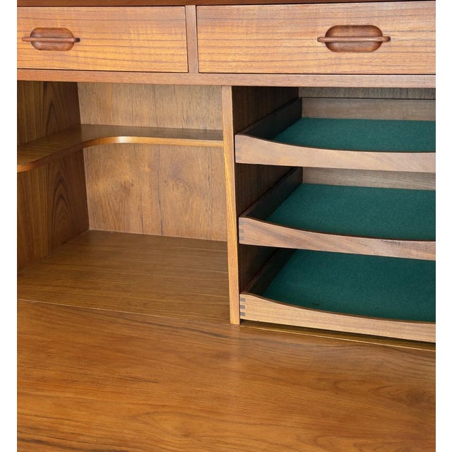 Wood Mid-Century Modern Teak Bar by Ejvind A. Johansson, 1960s For Sale - Image 7 of 18