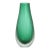 Hand-Blown Murano Surpreme Vase in Emerald Green Tall For Sale