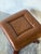 Tan Tan Leather Ottoman Mid-Century Modern 1970s For Sale - Image 8 of 10