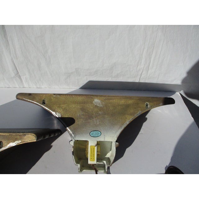 1979 Bronze Uplighter Sconces by Chapman - A Pair of 2 For Sale - Image 17 of 18