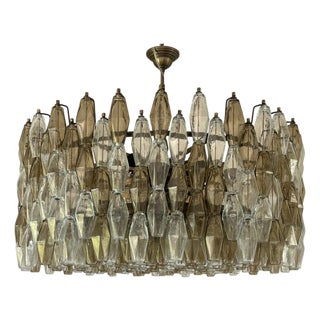 Murano Glass Poliedro Chandelier by Simoeng For Sale