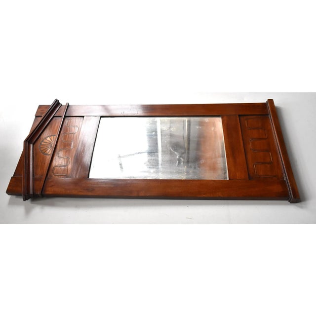 Antique Early 19th-Century Swedish Neoclassical Empire Pier Mirror For Sale - Image 9 of 12