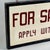 Red Antique Wood Hand Painted Trade Sign in Bright Red Advertising Carpentry With Surprise Verso For Sale - Image 8 of 9