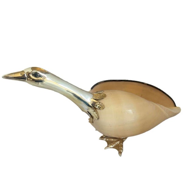 Gabriella Binazzi Large Shell Duck Sculptural Bowl 1970's For Sale In Miami - Image 6 of 12