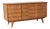 Vintage Teak Herringbone Sideboard, 1950s For Sale