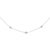 Discover the epitome of grace with this 14K white gold necklace, intricately crafted to adorn your neckline with the...