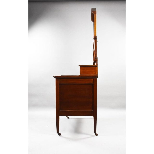 Edwardian Mahogany Dressing Table, 1900s For Sale - Image 4 of 10