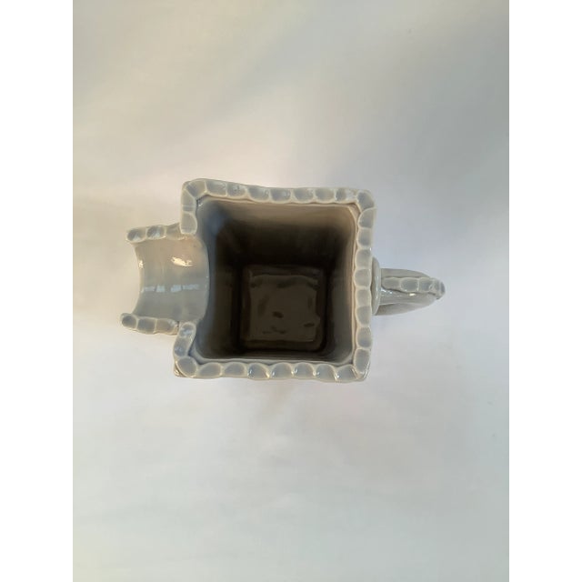 1970s Handmade Glazed Pottery Pitcher For Sale In Cleveland - Image 6 of 11