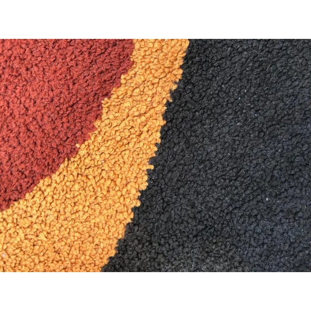 Gold Art Deco French Hand Knotted Rug For Sale - Image 8 of 11