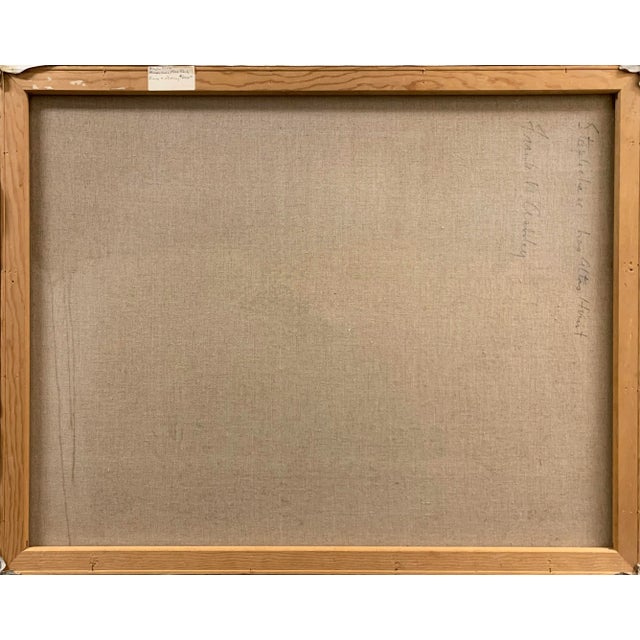 Textile 'Steeplechase, Los Altos Hunt' by Frank Ashley, St. Martin's School, Pennsylvania Academy of Fine Arts, Art Students' League, Carmel Art Association For Sale - Image 7 of 10