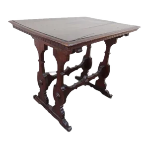 18th. Century Italian Baroque Trestle Table