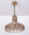 Brown Floral Earthenware Pendant Lamp, 1960s For Sale - Image 8 of 9