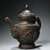 Vintage Tibetan Style Copper Teapot - High Relief Repoussé Ewer With Dragon Spout For Sale - Image 4 of 10