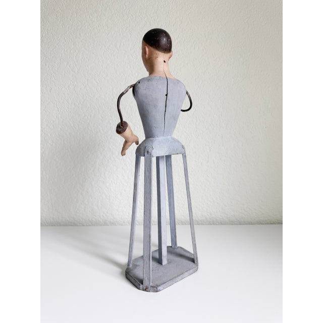Wood 18th Century French Santos Cage Doll Figure For Sale - Image 7 of 12