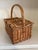 Vintage Wicker Picnic Basket and Wine Carrier For Sale - Image 12 of 13