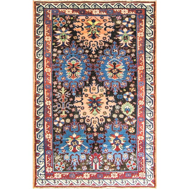 Antique Seychour Caucasian Rug, 3'8" X 5'7" For Sale