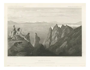 After C. Schumann, Franklin Valley, Great Basin Nevada, Engraving, 1855