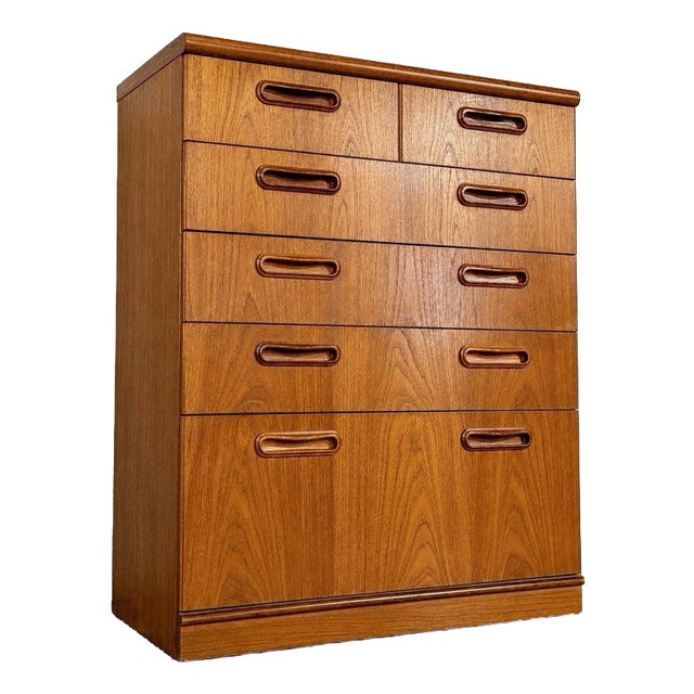 Mid-Century Modern Teak Tallboy Chest of Drawers from Meredew, 1960s For Sale