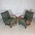 Brown Vintage H-410 Chairs by Jindrich Halabala for Up Závody, 1930s, Set of 2 For Sale - Image 8 of 12
