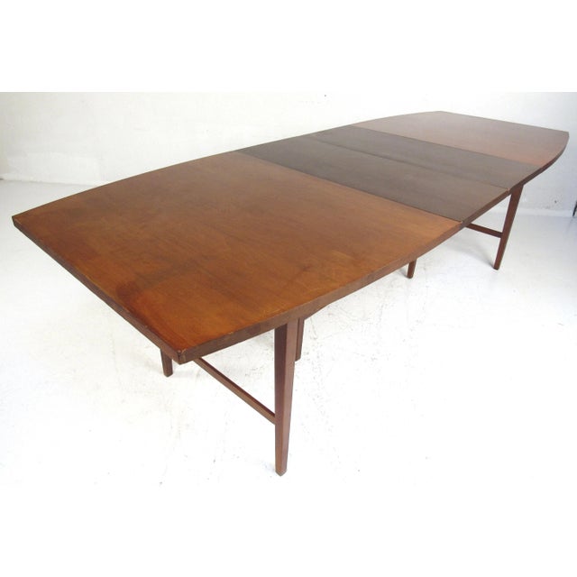 Burnt Umber 1950s Paul McCobb Planner Group Dining Table For Sale - Image 8 of 12