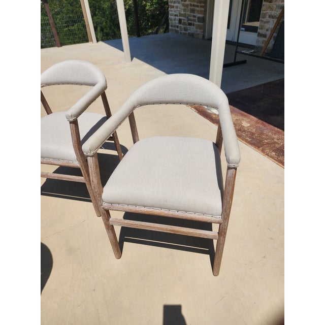 Set of Four Burnett Armchairs For Sale - Image 11 of 13
