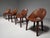 Exceptional set of four lira e liuto (cassina cab-k5) chairs designed by mario bellini for cassina, italy, circa 1980s....
