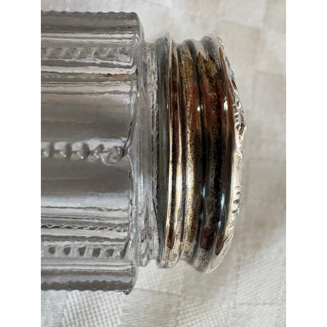 Late 19th Century Sterling Silver Topped Powder Jar For Sale - Image 9 of 11