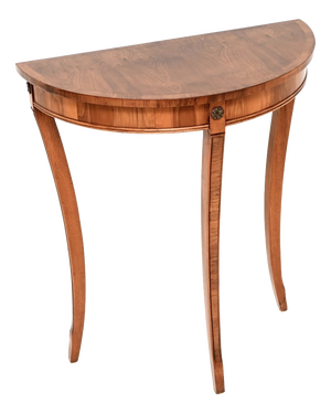 Antique Regency Style Console Table in Yew Wood, 1950