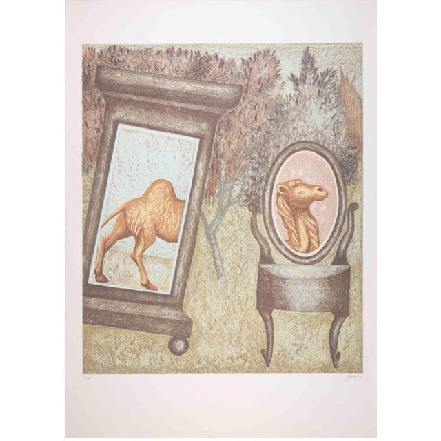 Enrico Benaglia, The Camel, 1990s, Lithograph For Sale