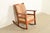 Charles Limbert Stickley Brothers Style Antique Mission Oak Arts & Crafts Rocking Chair, Circa 1910 For Sale - Image 4 of 12