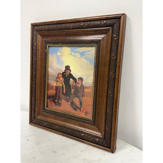 Design Plus Gallery presents a Framed Reproduction of “Boyhood” by Scottish artist John Faed. The original oil painting...