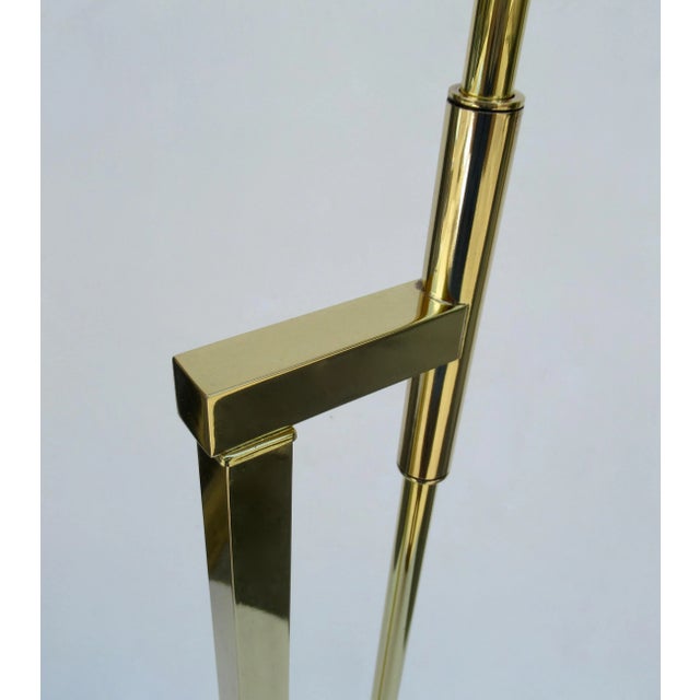 C.1960's Mid-Century Laurel Lamp Company "Telescoping" Adjustable Brass Floor Lamp For Sale - Image 9 of 13