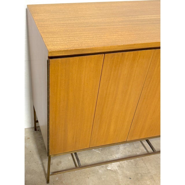 Paul McCobb for Calvin “Irwin Collection” Diminutive Bi-Fold Cabinet or Dry Bar For Sale - Image 10 of 11