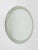 White Optical Effect Facetted Round Wall Mirror from Cristal Arte, Italy, 1960s For Sale - Image 8 of 12
