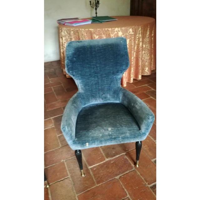 Mid-Century Modern Set of Chamber Armchairs by Paolo Buffa For Sale - Image 3 of 9