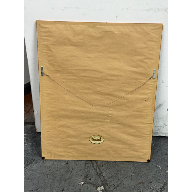 Late 20th Century Circa 1988 Signed Tom Hale Classic Car Series Print, Framed For Sale - Image 5 of 12